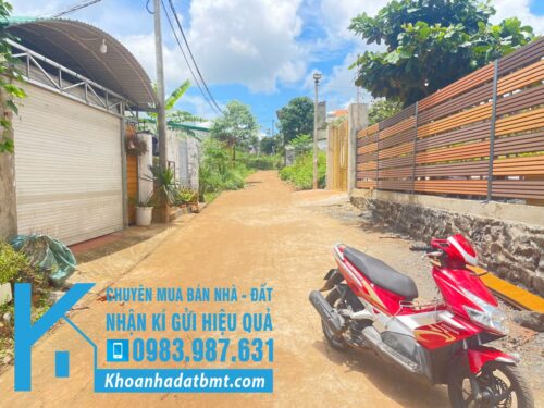 Đất TC 9,5*30m,hẻm 427 Ymoan,rất gần đg chính ymoan